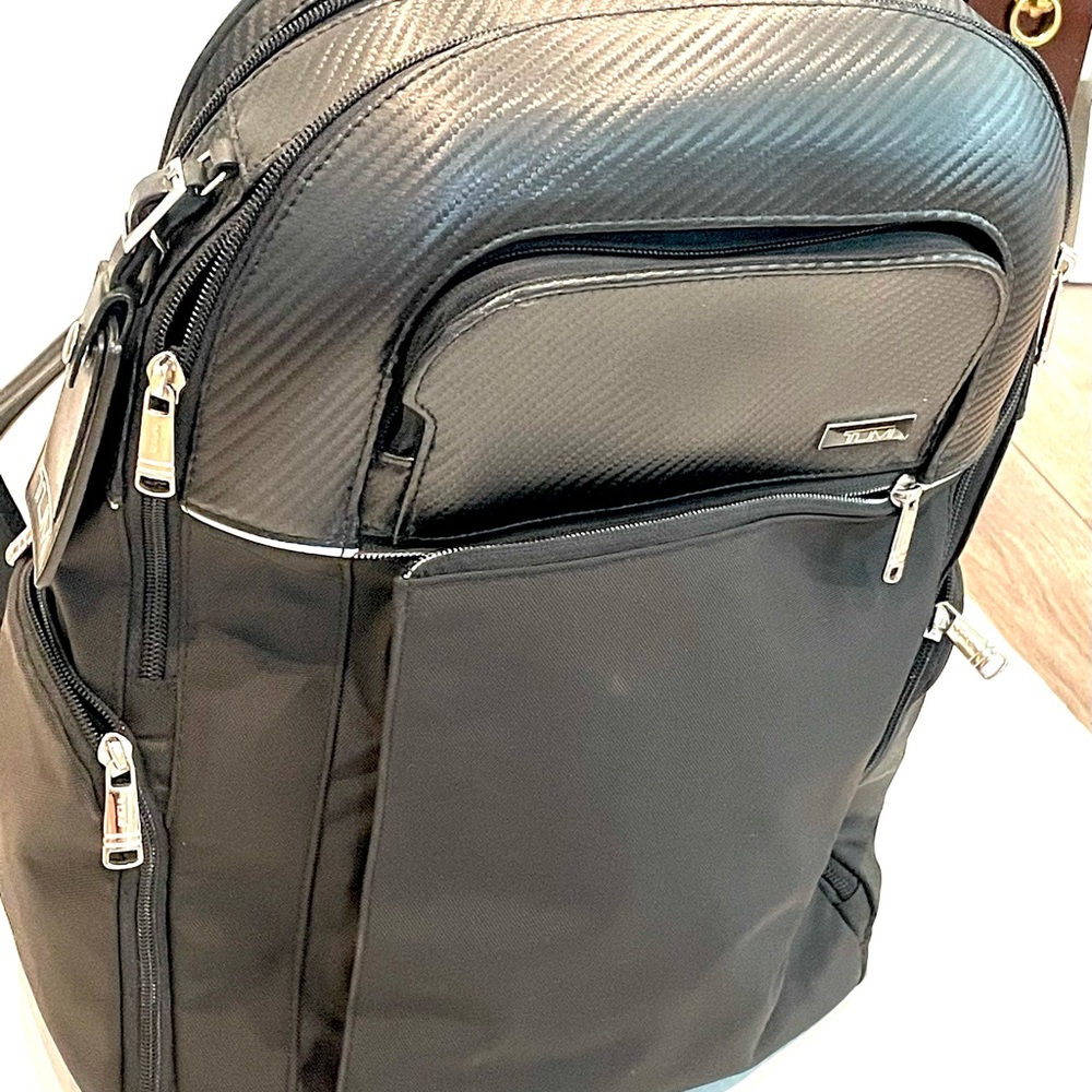 TUMI Alpha Luxury Travel Backpack Black - Picture 3 of 13